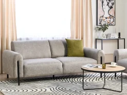 Outlet Sofa dla 3 osób ASKIM Jasnoszary Sofy Tapicerowane|Kolekcje Sof