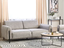 Outlet Sofa dla 3 osób ASKIM Jasnoszary Sofy Tapicerowane|Kolekcje Sof