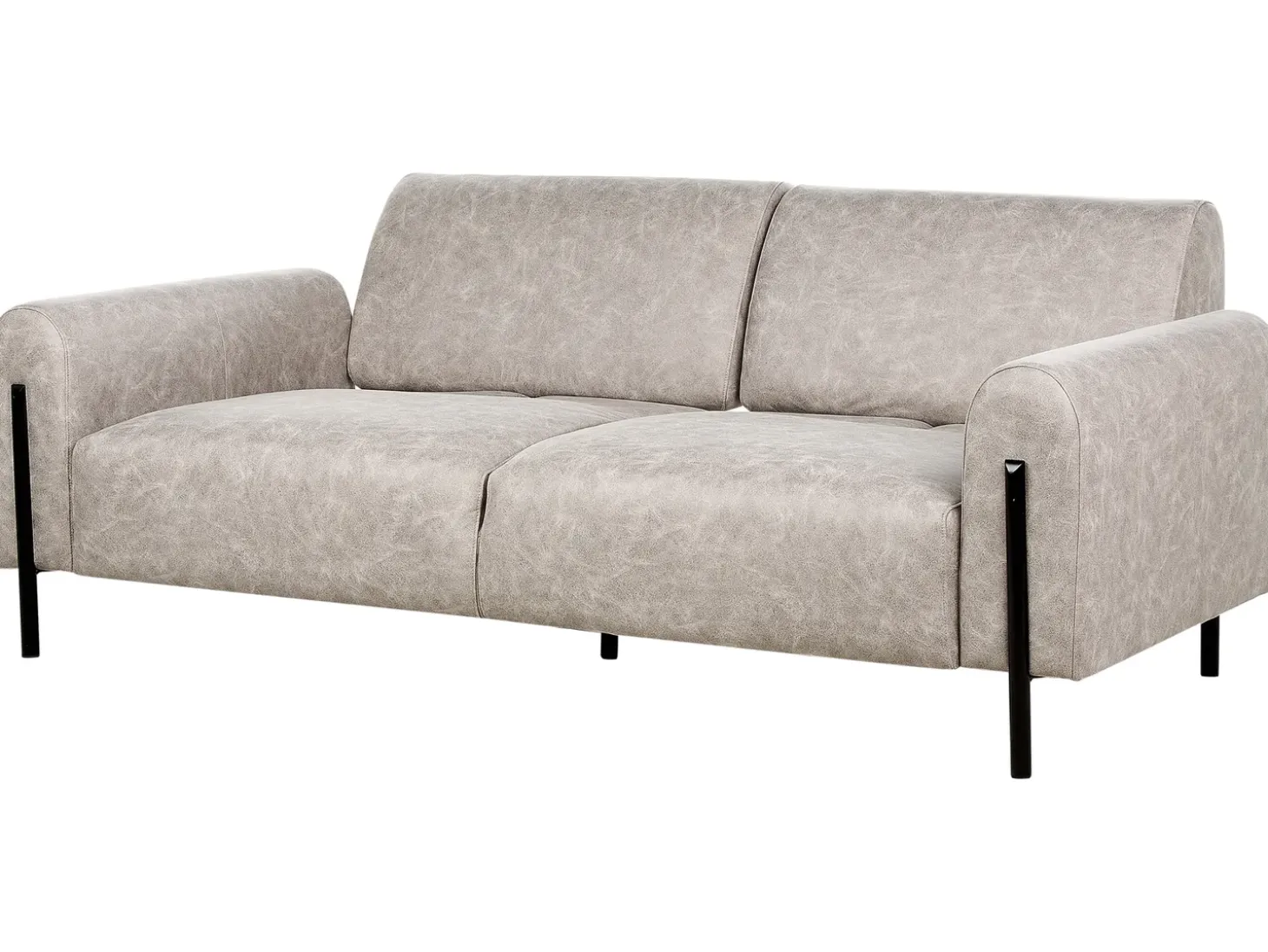 Outlet Sofa dla 3 osób ASKIM Jasnoszary Sofy Tapicerowane|Kolekcje Sof
