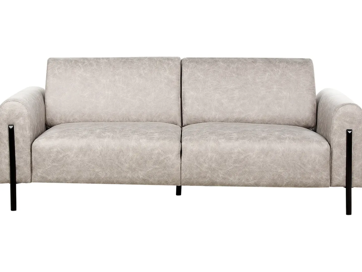 Outlet Sofa dla 3 osób ASKIM Jasnoszary Sofy Tapicerowane|Kolekcje Sof