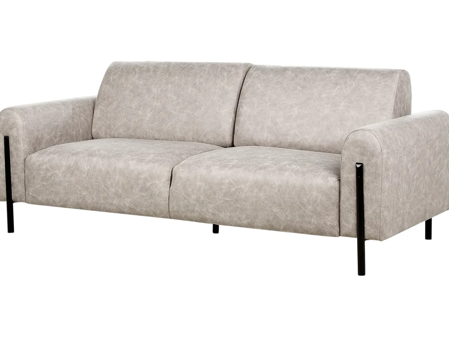 Outlet Sofa dla 3 osób ASKIM Jasnoszary Sofy Tapicerowane|Kolekcje Sof