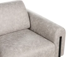 Outlet Sofa dla 3 osób ASKIM Jasnoszary Sofy Tapicerowane|Kolekcje Sof