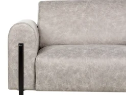 Outlet Sofa dla 3 osób ASKIM Jasnoszary Sofy Tapicerowane|Kolekcje Sof