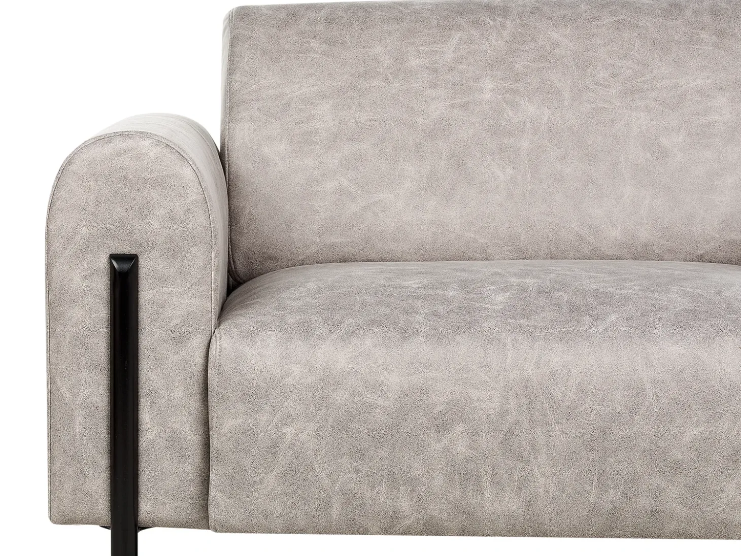 Outlet Sofa dla 3 osób ASKIM Jasnoszary Sofy Tapicerowane|Kolekcje Sof