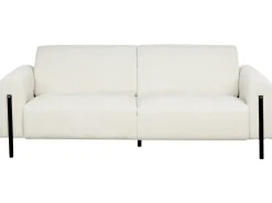 Discount Sofa dla 3 osób ASKIM Sztruks Złamana biel Sofy Tapicerowane|Kolekcje Sof