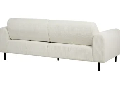 Discount Sofa dla 3 osób ASKIM Sztruks Złamana biel Sofy Tapicerowane|Kolekcje Sof