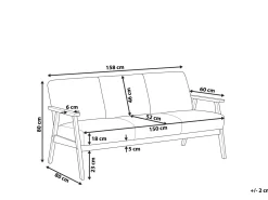 Sale Sofa dla 3 osób ASNES Sofy Tapicerowane|Kolekcje Sof