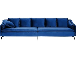 Best Sofa dla 4 osób AURE Welur Granatowy Sofy Tapicerowane|Wszystkie Sofy
