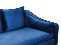 Best Sofa dla 4 osób AURE Welur Granatowy Sofy Tapicerowane|Wszystkie Sofy