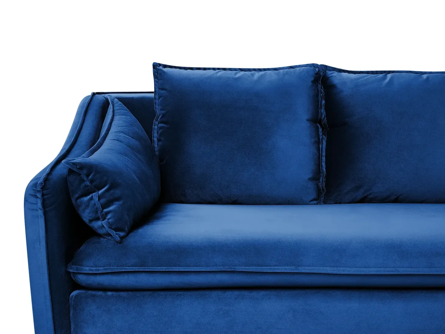 Best Sofa dla 4 osób AURE Welur Granatowy Sofy Tapicerowane|Wszystkie Sofy
