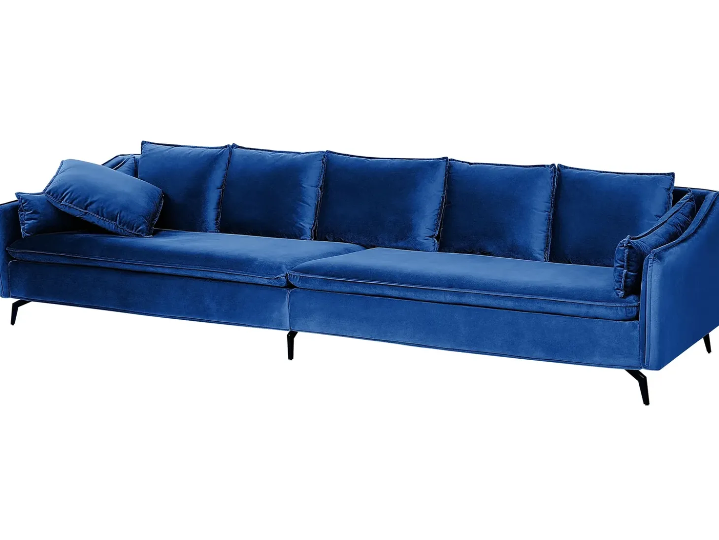 Best Sofa dla 4 osób AURE Welur Granatowy Sofy Tapicerowane|Wszystkie Sofy