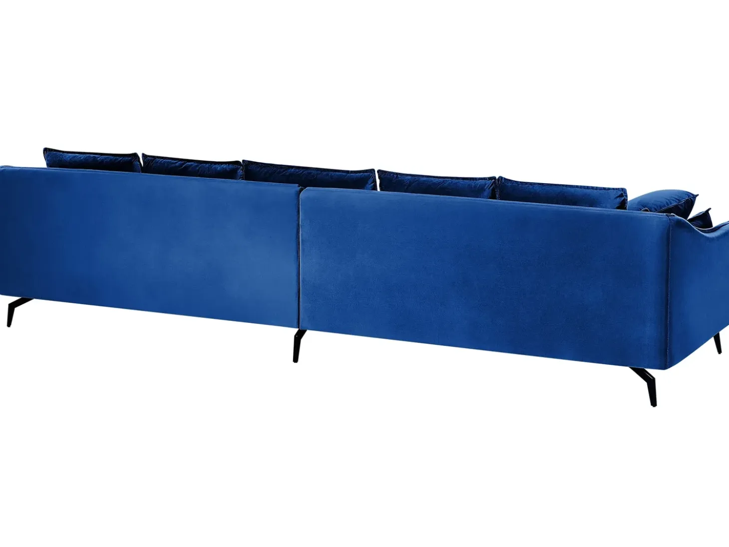 Best Sofa dla 4 osób AURE Welur Granatowy Sofy Tapicerowane|Wszystkie Sofy