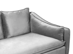 Discount Sofa dla 4 osób AURE Welur Jasno Sofy Tapicerowane|Wszystkie Sofy