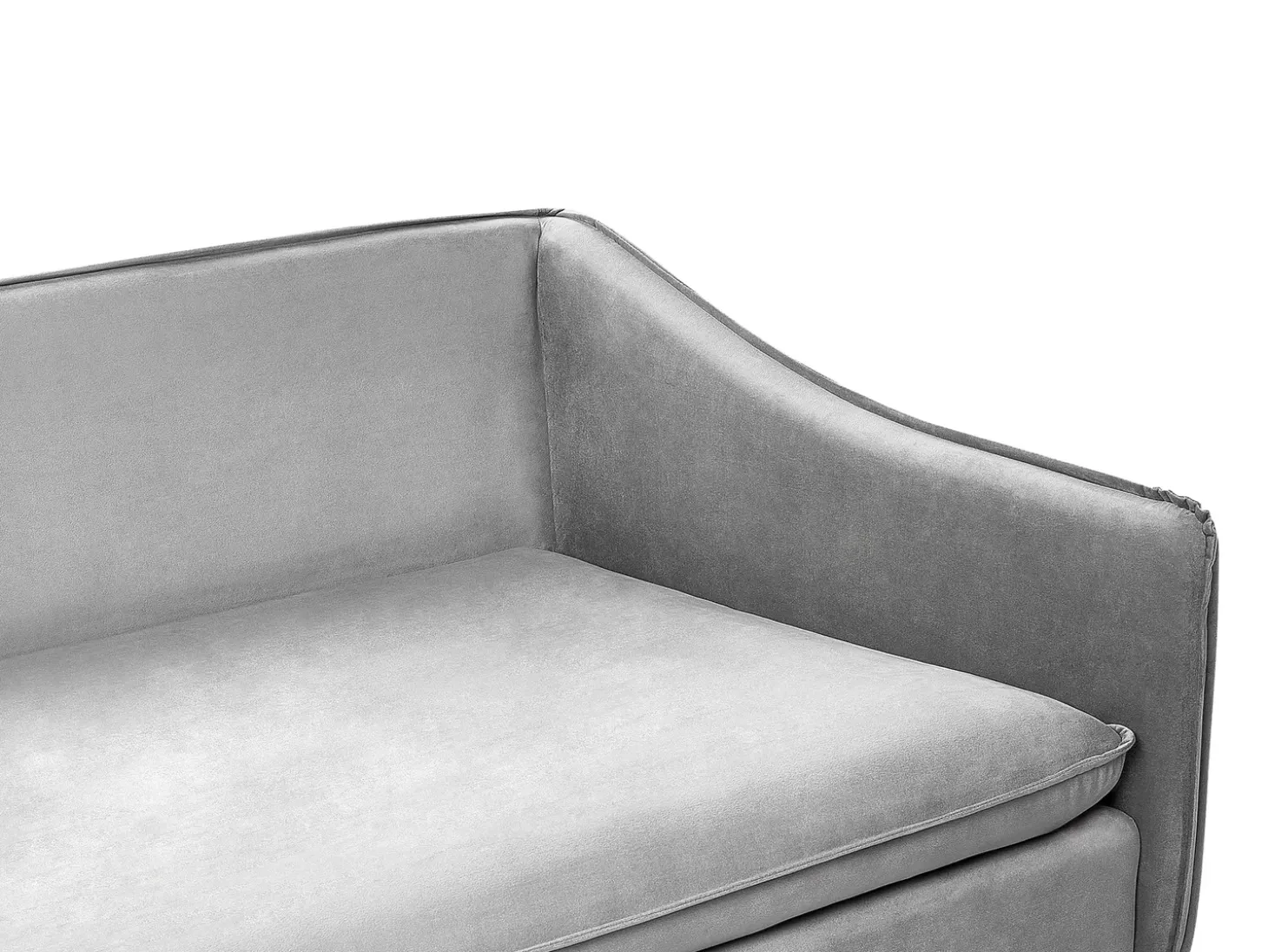 Discount Sofa dla 4 osób AURE Welur Jasno Sofy Tapicerowane|Wszystkie Sofy