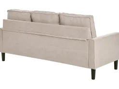 Discount Sofa dla 3 osób AVESTA Beżowy z otomaną Sofy Tapicerowane|Wszystkie Sofy
