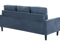 Hot Sofa dla 3 osób AVESTA Ciemnoniebieski z otomaną Sofy Tapicerowane|Wszystkie Sofy