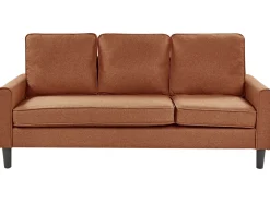 Sale Sofa dla 3 osób AVESTA Złoty brąz z otomaną Sofy Tapicerowane|Wszystkie Sofy