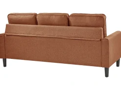 Sale Sofa dla 3 osób AVESTA Złoty brąz z otomaną Sofy Tapicerowane|Wszystkie Sofy