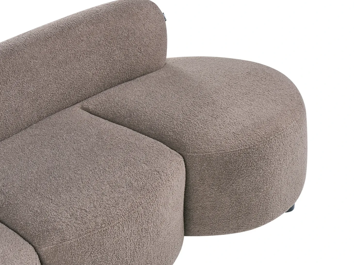 Sofa dla 3 osób BLAVAND Boucle Beżowoszary Sofy Tapicerowane|Wszystkie Sofy