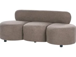 Sofa dla 3 osób BLAVAND Boucle Beżowoszary Sofy Tapicerowane|Wszystkie Sofy