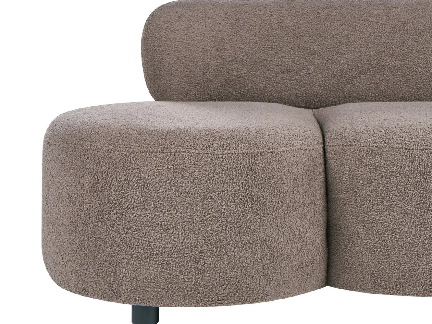 Sofa dla 3 osób BLAVAND Boucle Beżowoszary Sofy Tapicerowane|Wszystkie Sofy