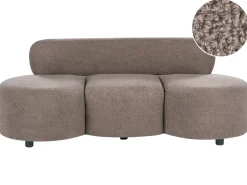 Sofa dla 3 osób BLAVAND Boucle Beżowoszary Sofy Tapicerowane|Wszystkie Sofy