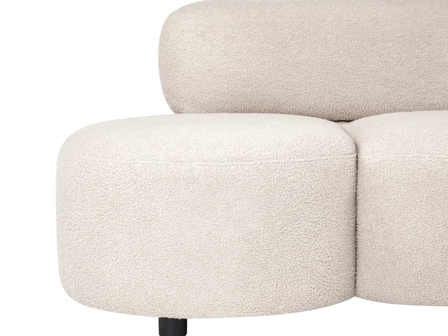 Discount Sofa dla 3 osób BLAVAND Boucle Beżowy Sofy Tapicerowane|Wszystkie Sofy