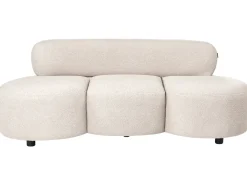 Discount Sofa dla 3 osób BLAVAND Boucle Beżowy Sofy Tapicerowane|Wszystkie Sofy
