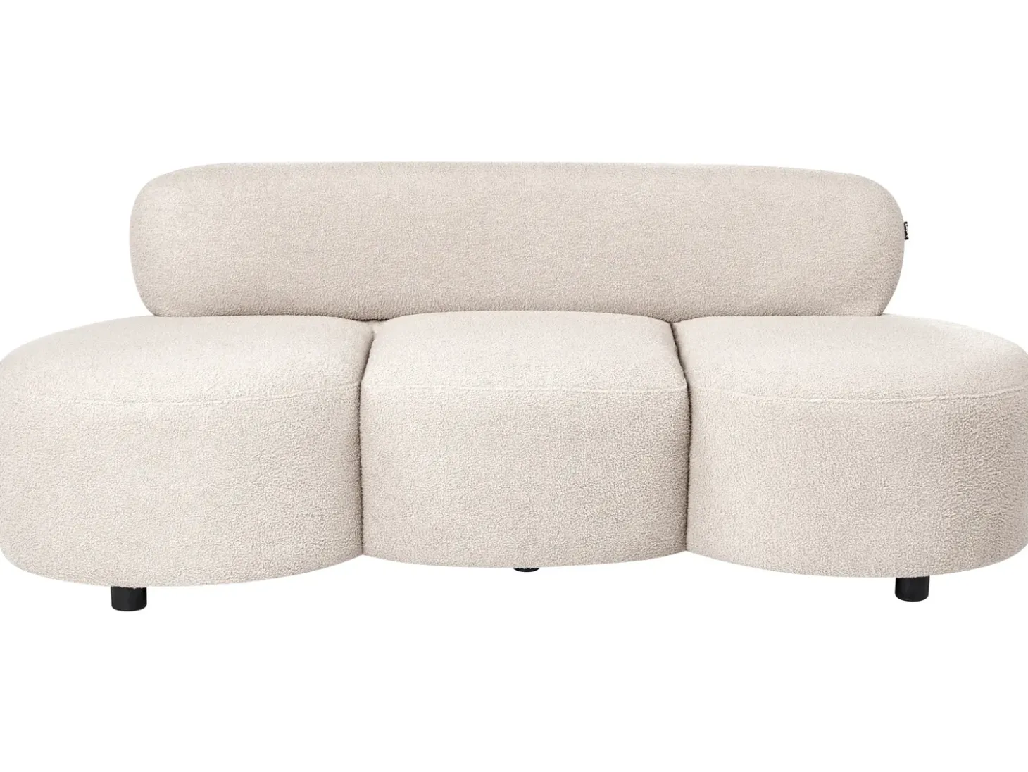 Discount Sofa dla 3 osób BLAVAND Boucle Beżowy Sofy Tapicerowane|Wszystkie Sofy