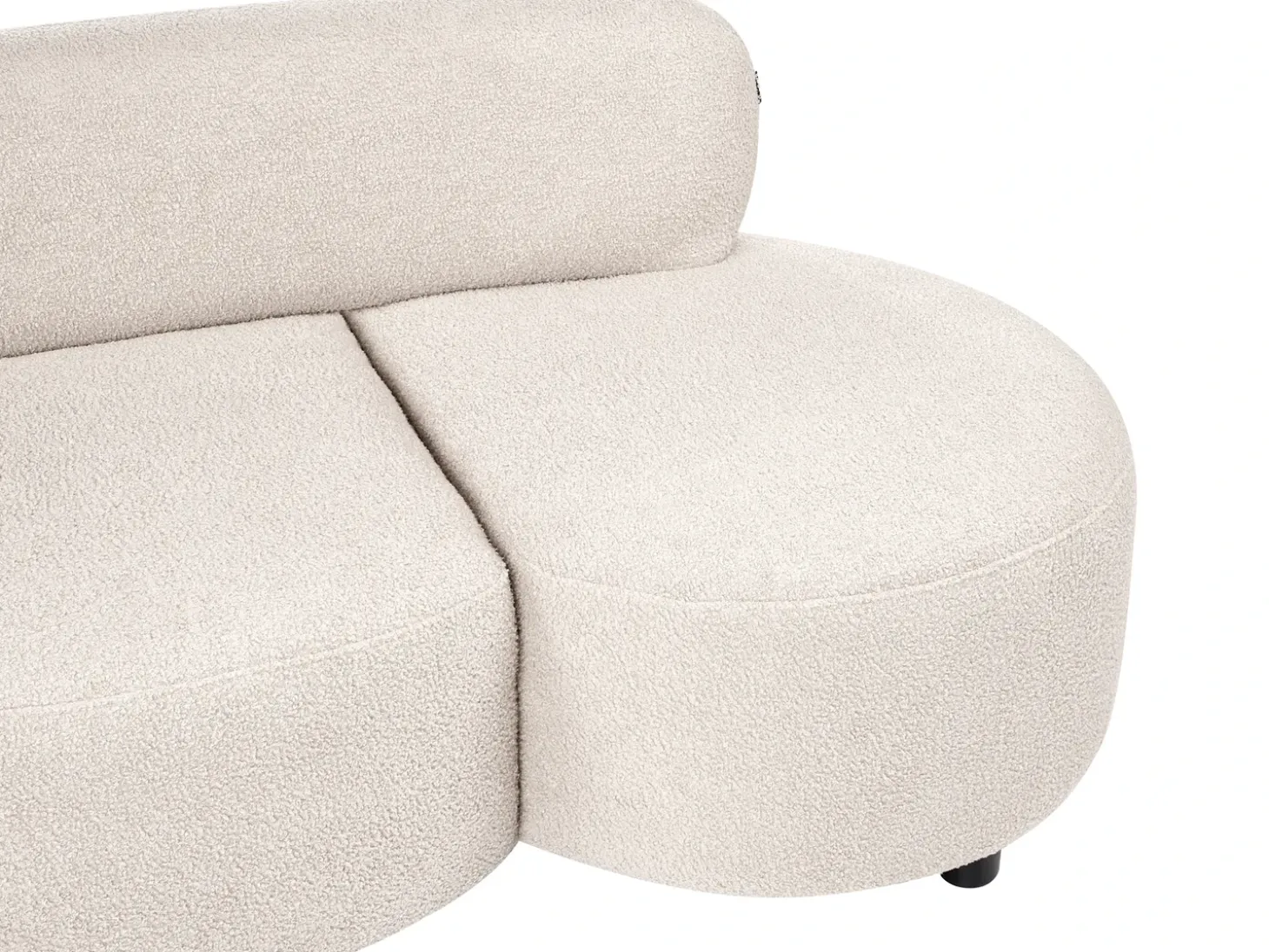 Discount Sofa dla 3 osób BLAVAND Boucle Beżowy Sofy Tapicerowane|Wszystkie Sofy