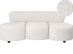 Discount Sofa dla 3 osób BLAVAND Boucle Złamana biel Sofy Tapicerowane|Wszystkie Sofy