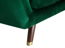 Clearance Sofa dla 3 osób BODO Welur Szmaragdowy Sofy Tapicerowane|Kolekcje Sof