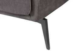 Outlet Sofa dla 3 osób BODUM Welur Beżowoszary Sofy Tapicerowane|Wszystkie Sofy