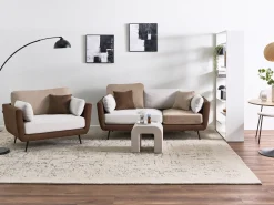New Sofa dla 3 osób BOLGA Brązowy Sofy Tapicerowane|Kolekcje Sof