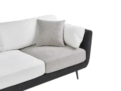 Online Sofa dla 3 osób BOLGA Czarny Sofy Tapicerowane|Kolekcje Sof