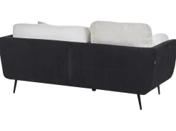 Online Sofa dla 3 osób BOLGA Czarny Sofy Tapicerowane|Kolekcje Sof