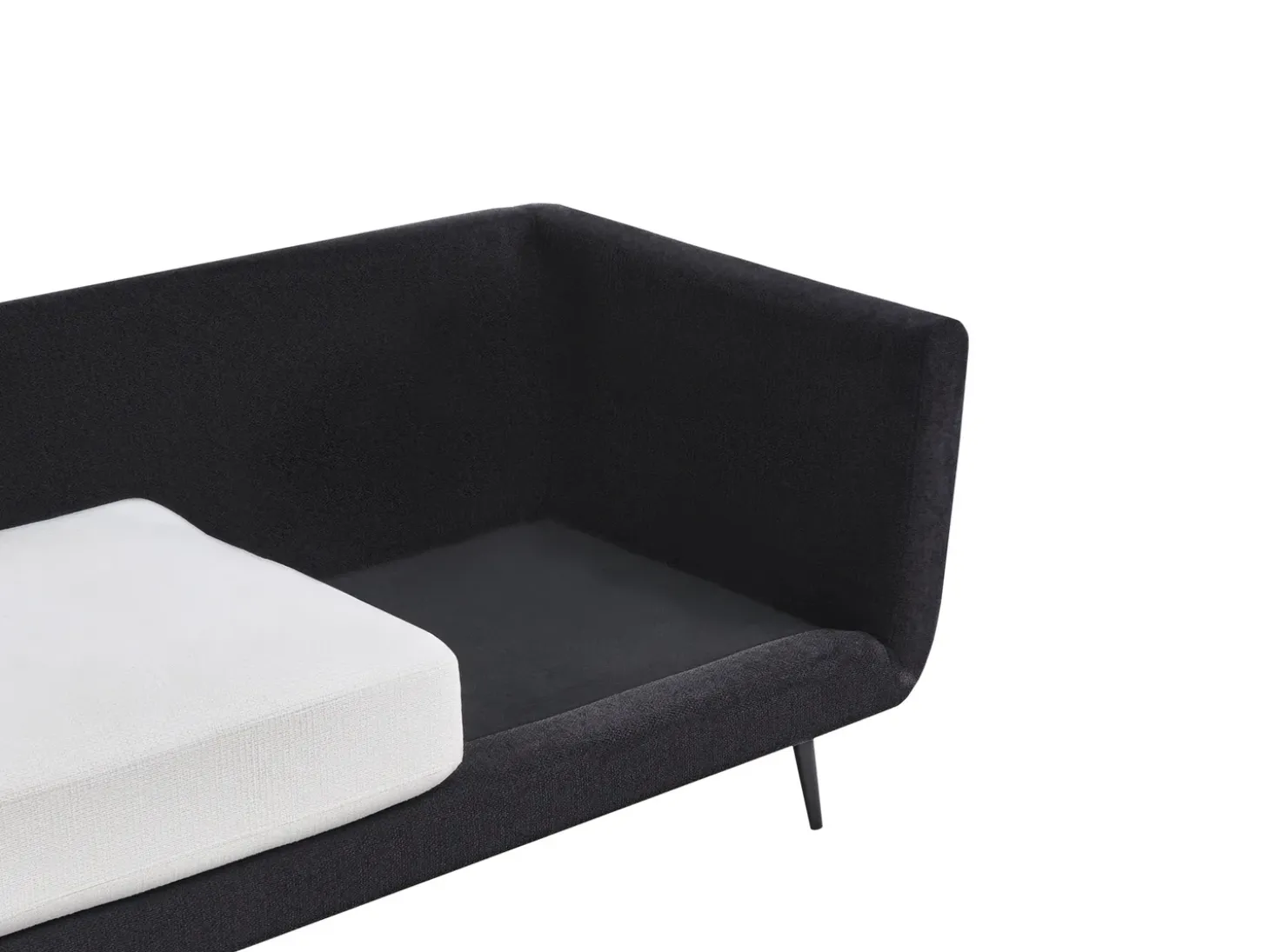 Online Sofa dla 3 osób BOLGA Czarny Sofy Tapicerowane|Kolekcje Sof