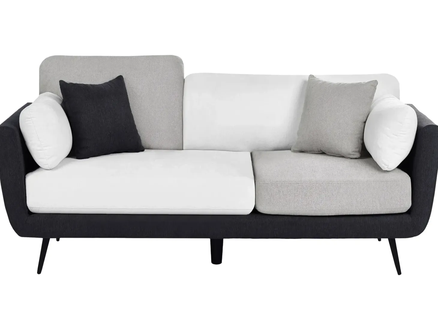Online Sofa dla 3 osób BOLGA Czarny Sofy Tapicerowane|Kolekcje Sof