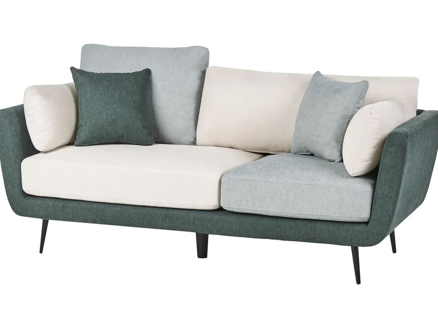 New Sofa dla 3 osób BOLGA Zielony Sofy Tapicerowane|Kolekcje Sof