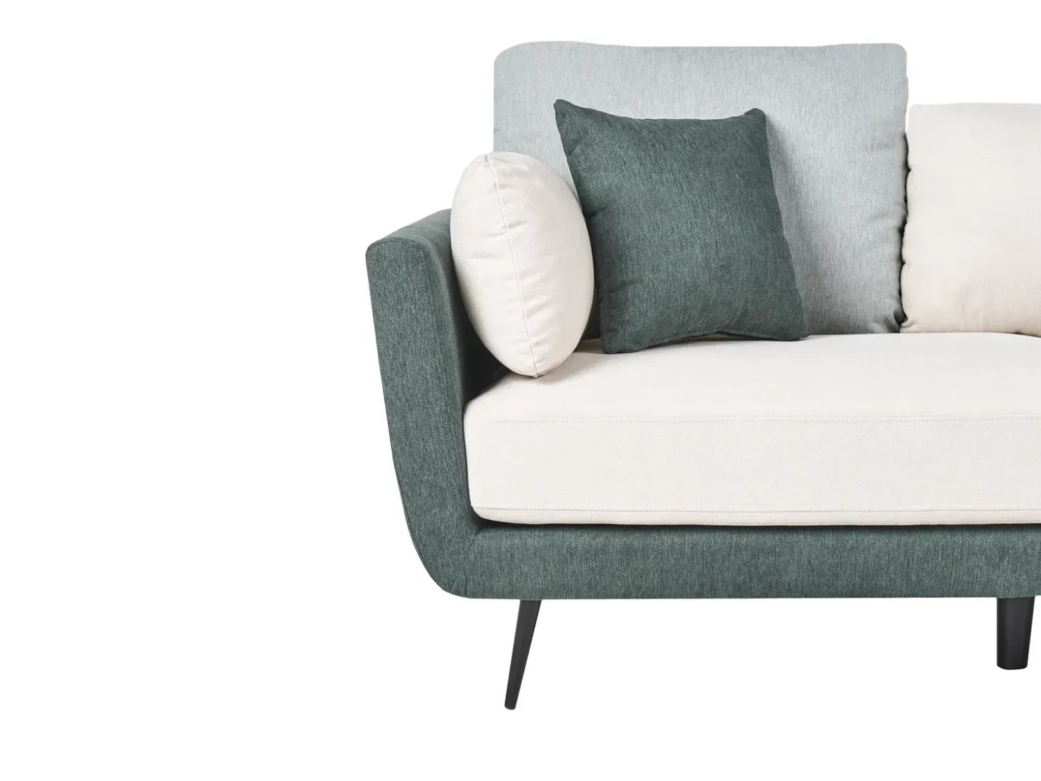 New Sofa dla 3 osób BOLGA Zielony Sofy Tapicerowane|Kolekcje Sof
