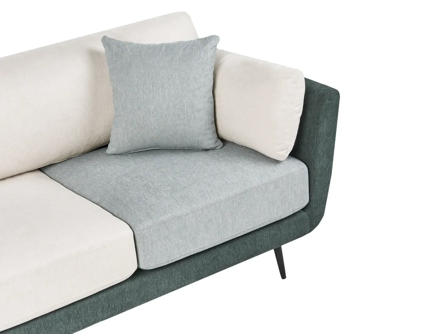 New Sofa dla 3 osób BOLGA Zielony Sofy Tapicerowane|Kolekcje Sof