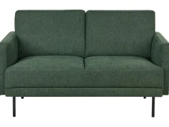 Sofa dla 2 osób BREDA Ciemnozielony Sofy Tapicerowane|Sofy Dwuosobowe