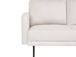 Sale Sofa dla 2 osób BREDA Jasnobeżowy Sofy Tapicerowane|Sofy Dwuosobowe