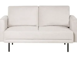 Sale Sofa dla 2 osób BREDA Jasnobeżowy Sofy Tapicerowane|Sofy Dwuosobowe