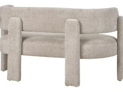 Best Sofa dla 2 osób BUREA Szenil Jasno Sofy Tapicerowane|Sofy Dwuosobowe