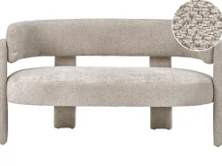 Best Sofa dla 2 osób BUREA Szenil Jasno Sofy Tapicerowane|Sofy Dwuosobowe