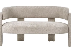 Best Sofa dla 2 osób BUREA Szenil Jasno Sofy Tapicerowane|Sofy Dwuosobowe