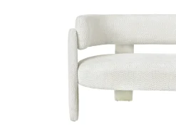 Sale Sofa dla 2 osób BUREA Szenil Złamana biel Sofy Tapicerowane|Sofy Dwuosobowe