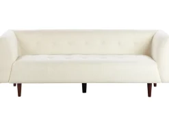 New Sofa dla 3 osób BYSKE Boucle Złamana biel Sofy Tapicerowane|Wszystkie Sofy