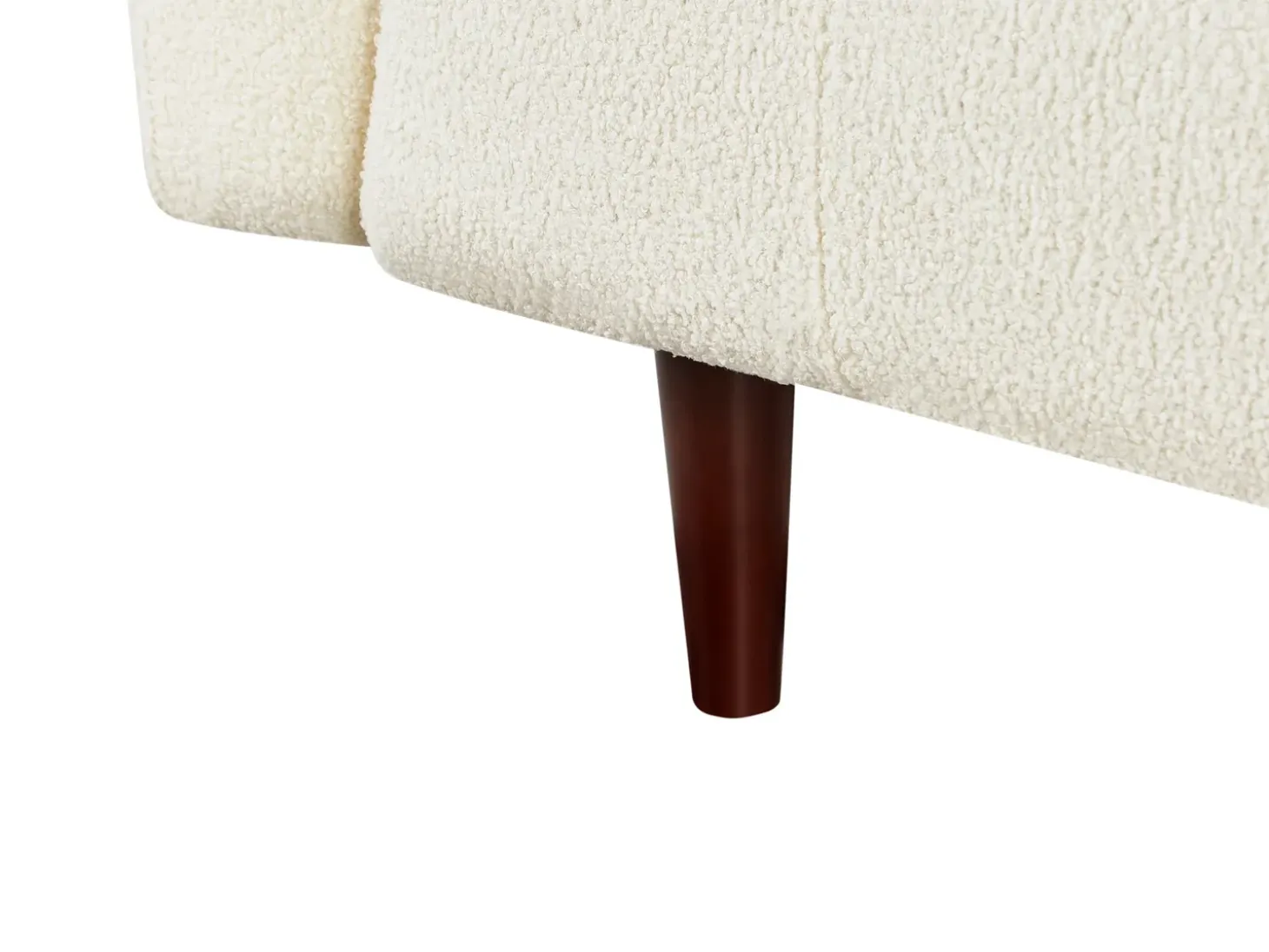 New Sofa dla 3 osób BYSKE Boucle Złamana biel Sofy Tapicerowane|Wszystkie Sofy